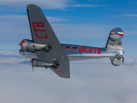 Lockeheed Electra OK-CTB (Foto: Zlínský kraj)