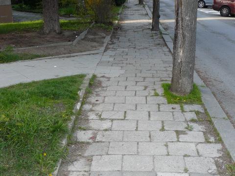 Chodník ulice Schlattauerova (Foto: MěÚ Valašské Meziříčí)