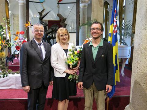 oceněná Věra Vyoralová (foto: Valašské Klobouky)