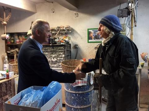 dílna sochaře Olivy který pamětní desku zpracovává (Foto: Zlínský kraj)