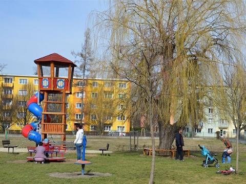 dětské hřiště v ulici Vodní (Foto: MěÚ Valašské Meziříčí)