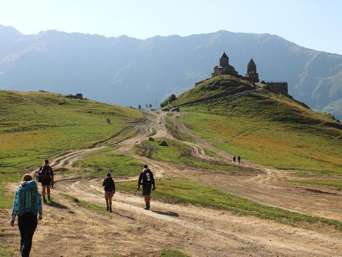 Výšlap v Gruzii (Foto: www.ic-zlin.cz)