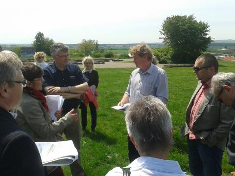 Rada města při prezentaci úprav (Foto: MěÚ Uherské Hradiště)