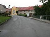 Průtah v Roštění - původní stav (Foto: ŘSZK)