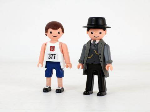 Emil Zátopek a Tomáš Baťa (Foto: Inspirace Zlín)