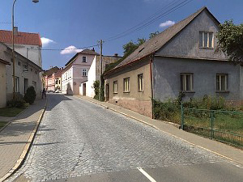 Původní povrch vozovky v Kelči (Foto: archiv ŘSZK)
