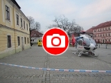 Popálenou ženu transportoval vrtulník (Foto: HZS ZK)