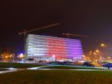 Zlínský obchodní dům v barvě trikolóry (Foto: Josef Řezníček)