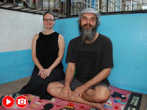 Jaroslav Dobeš, alias guru Jára a Barbora Plášková (Foto: Luboš Koláček)