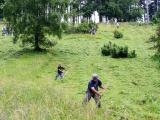 Tradiční kosení a škola ochrany přírody Valašskoklobucka (Foto: Petr Kucka)