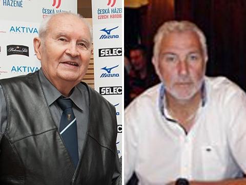 Jaroslav Provazník a Tomáš Bártek (Foto: Handball club Zlín a Facebook)