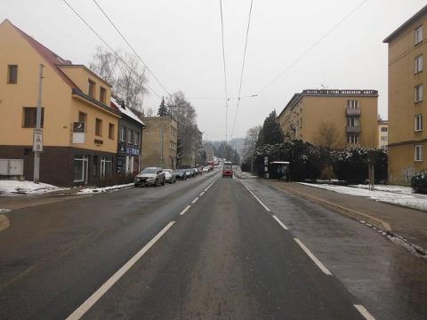 Místo dopravní nehody Zlín Sokolská (Foto: Policie ČR)