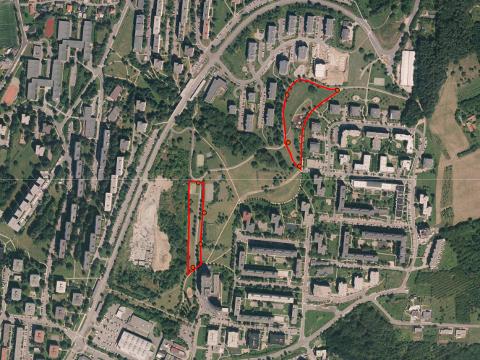 Centrální park - mapa zákaz psů (Foto: MěÚ Zlín)