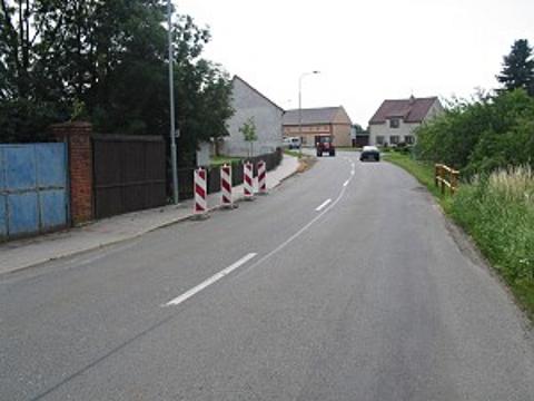 Průtah Rymicemi - původní stav (Foto: archiv ŘSZK)