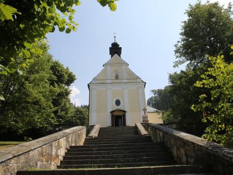 Poutní kostel v Provodově – Maleniskách (Foto: Ludvík Valouch)