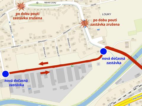 Výluka na lince 3 (Foto: DSZO)