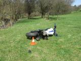 Nehoda motorkáře u Bratřejova (Foto: Policie ČR)