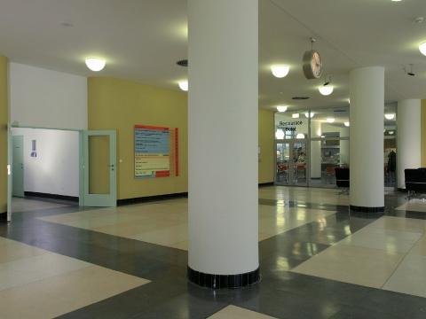 Teracová podlaha ve 3. etáži v Baťově mrakodrapu (Foto: Zlínský kraj)