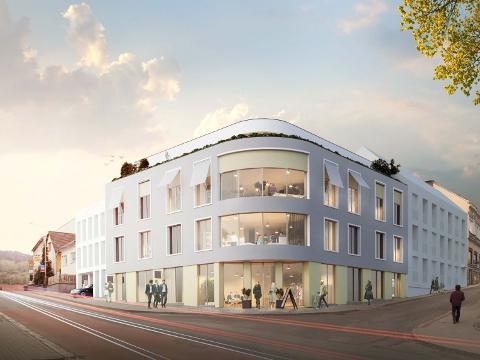 Vizualizace Domu na rohu (Foto: MěÚ Valašské Klobouky)