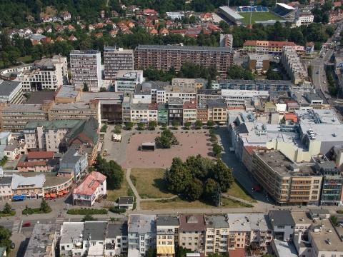 Náměstí Míru ve Zlíně (Foto: MěÚ Zlín)