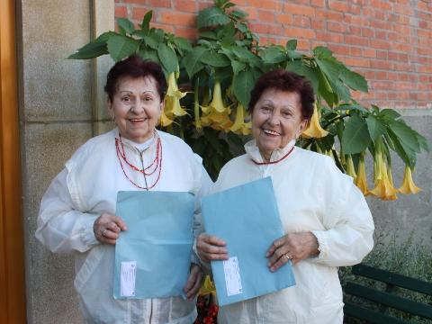 vpravo Dagmar, vlevo Marie (Foto: Zlin.cz)