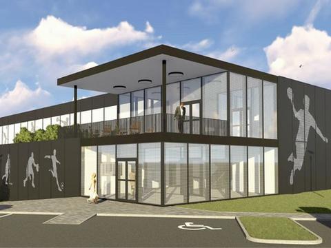 Studie multifunkční sportovní haly (Foto: MěÚ Kroměříž)