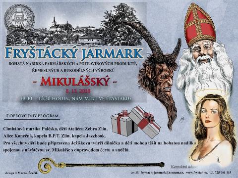 Fryštácký mikulášský jarmark (Foto: MěÚ Fryšták)