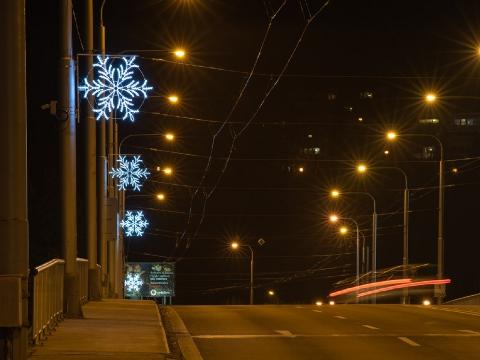 Vánoční osvětlení v ulicích Zlína (Foto: MěÚ Zlín)