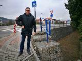 Rekonstruovaná silnice II/487 v Hovězí (Foto: B. Malý)