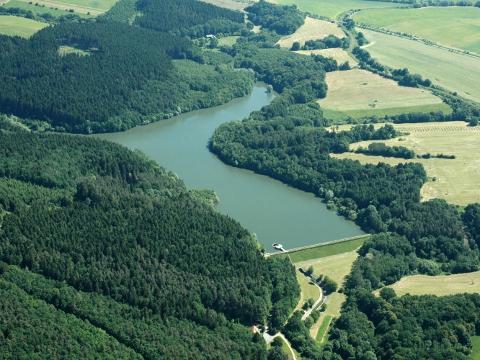 Vodní nádrž Bojkovice (Foto: Povodí Moravy)