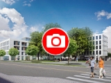 Vizualizace náměstí Míru. (Zdroj: atelier P.P. Architects s.r.o., Brno)