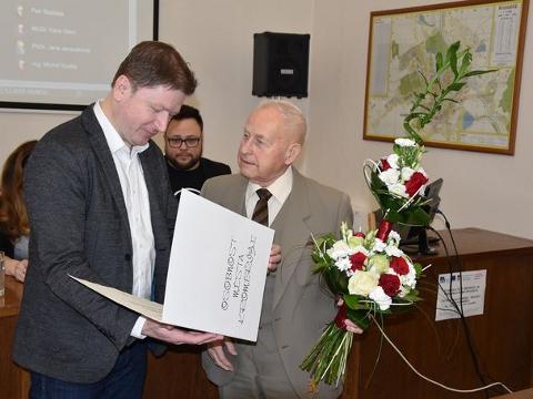 Poslední držitel Ceny města Kroměříže je Josef Olišar (Foto: MěÚ Kroměříž)
