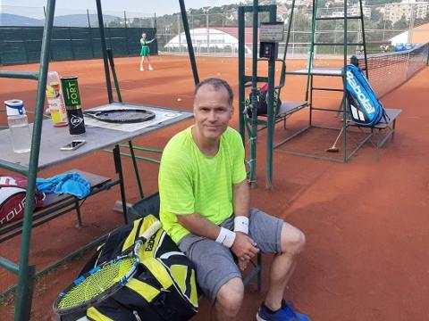 Finalista singlového turnaje Morning Birds Robert Heč (Foto: Zlin.cz)