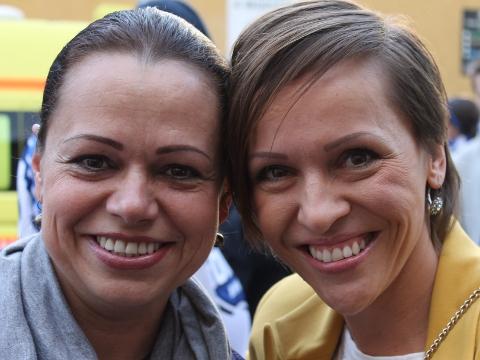 Regina Káňová a Kateřina Čajánková (Foto: Zlin.cz)
