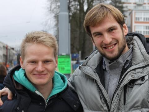zleva Štěpán Koreš a Tomáš Poznar (Foto: Zlin.cz)
