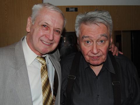 Josef Zíma (vpravo) se svým bratrem Rudolfem (Foto: Zlin.cz)