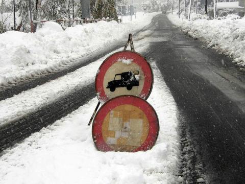 Uzavírka (Foto: Mediafax)