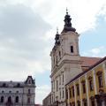 Kostel sv. Františka Xaverského s radnicí